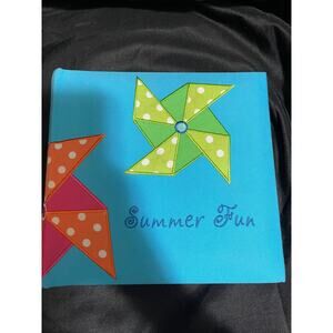 Fetco Summer Fun Fabric Covered Photo Album / Scrap Book